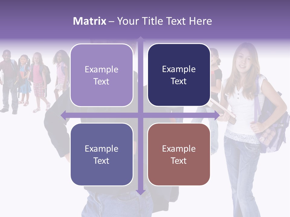 Cute Innocents Pretty PowerPoint Template