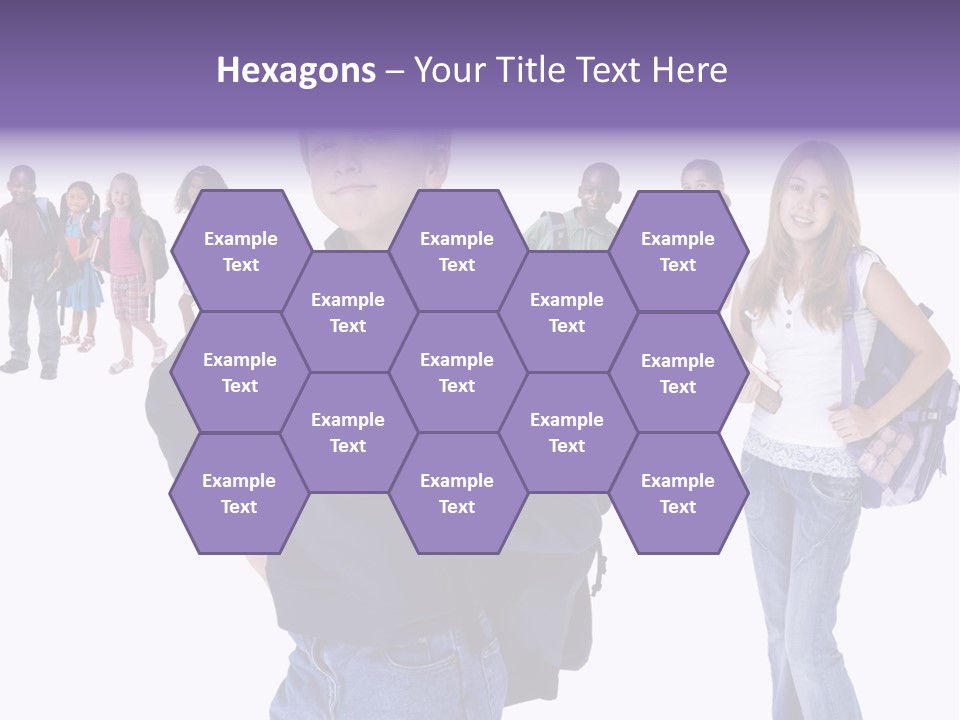 Cute Innocents Pretty PowerPoint Template