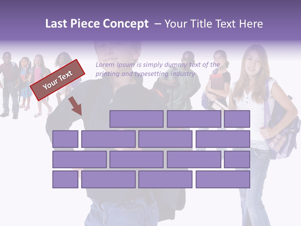 Cute Innocents Pretty PowerPoint Template