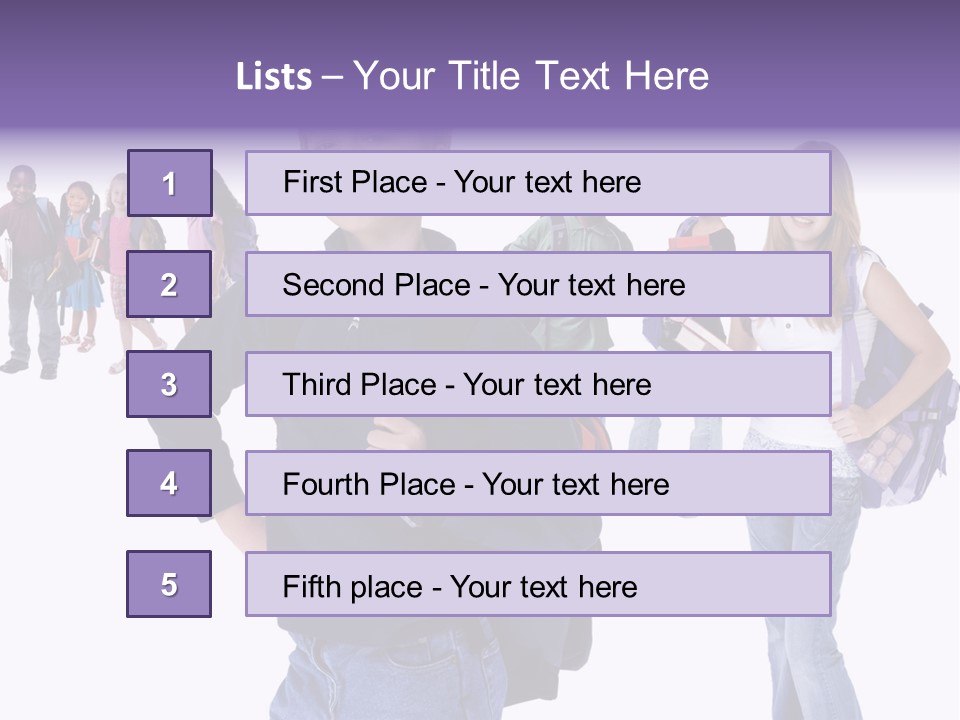 Cute Innocents Pretty PowerPoint Template