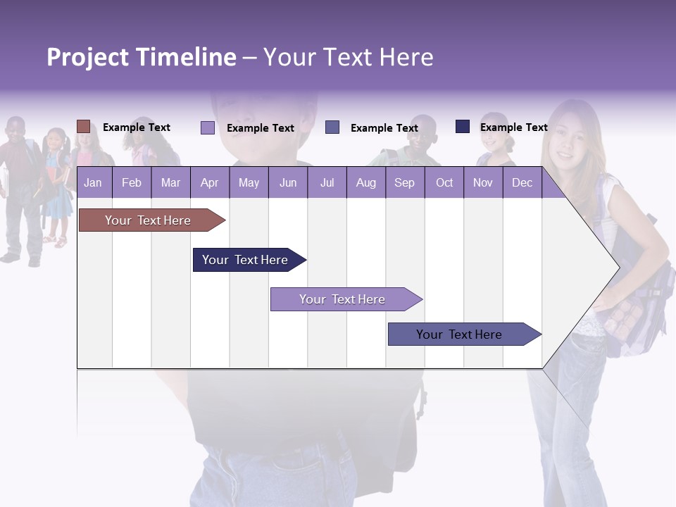 Cute Innocents Pretty PowerPoint Template