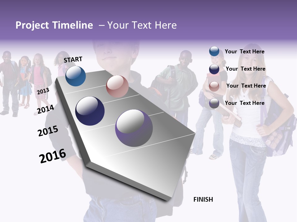 Cute Innocents Pretty PowerPoint Template