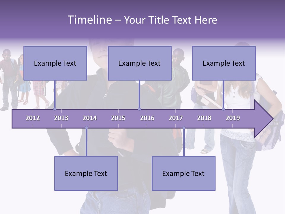 Cute Innocents Pretty PowerPoint Template