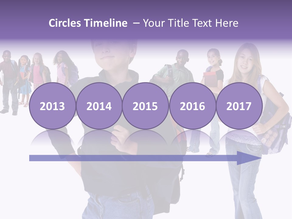 Cute Innocents Pretty PowerPoint Template