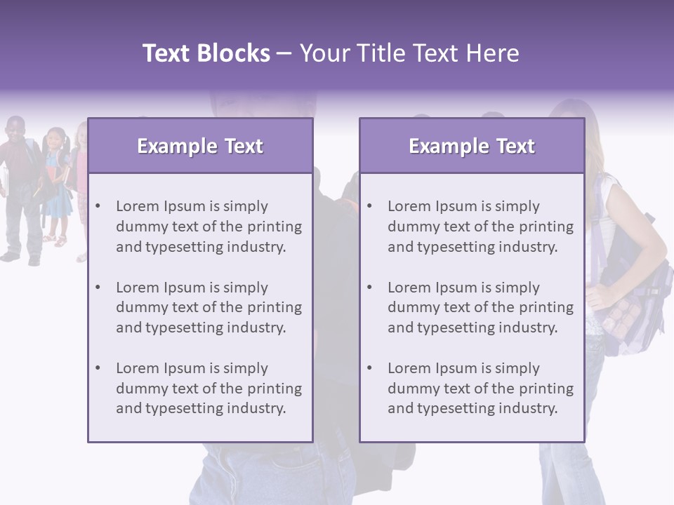 Cute Innocents Pretty PowerPoint Template