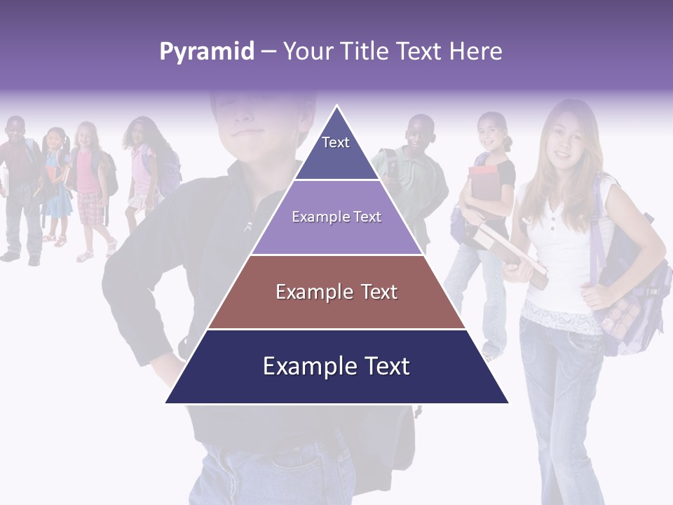 Cute Innocents Pretty PowerPoint Template