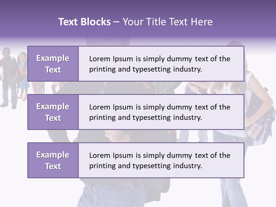 Cute Innocents Pretty PowerPoint Template