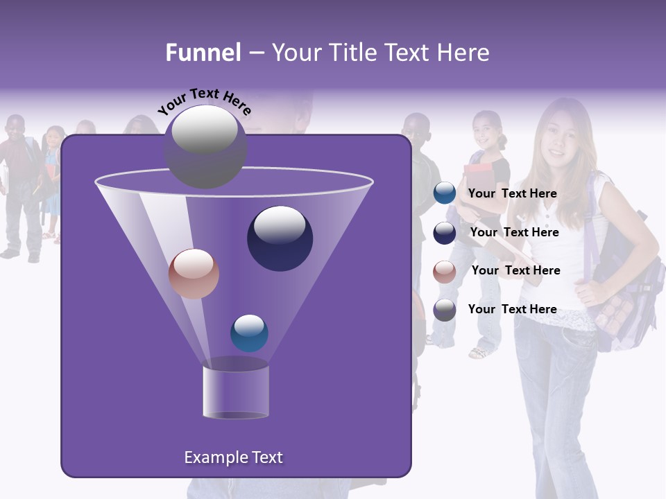 Cute Innocents Pretty PowerPoint Template