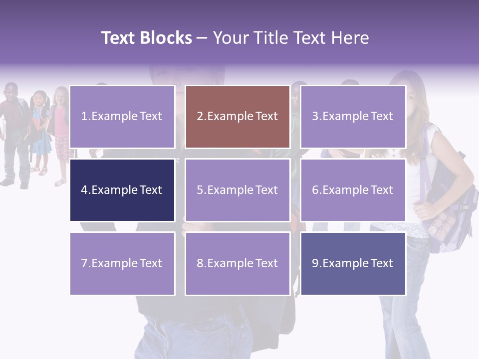 Cute Innocents Pretty PowerPoint Template