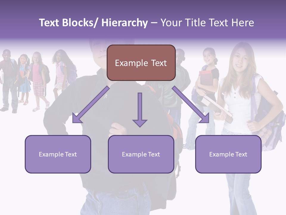 Cute Innocents Pretty PowerPoint Template