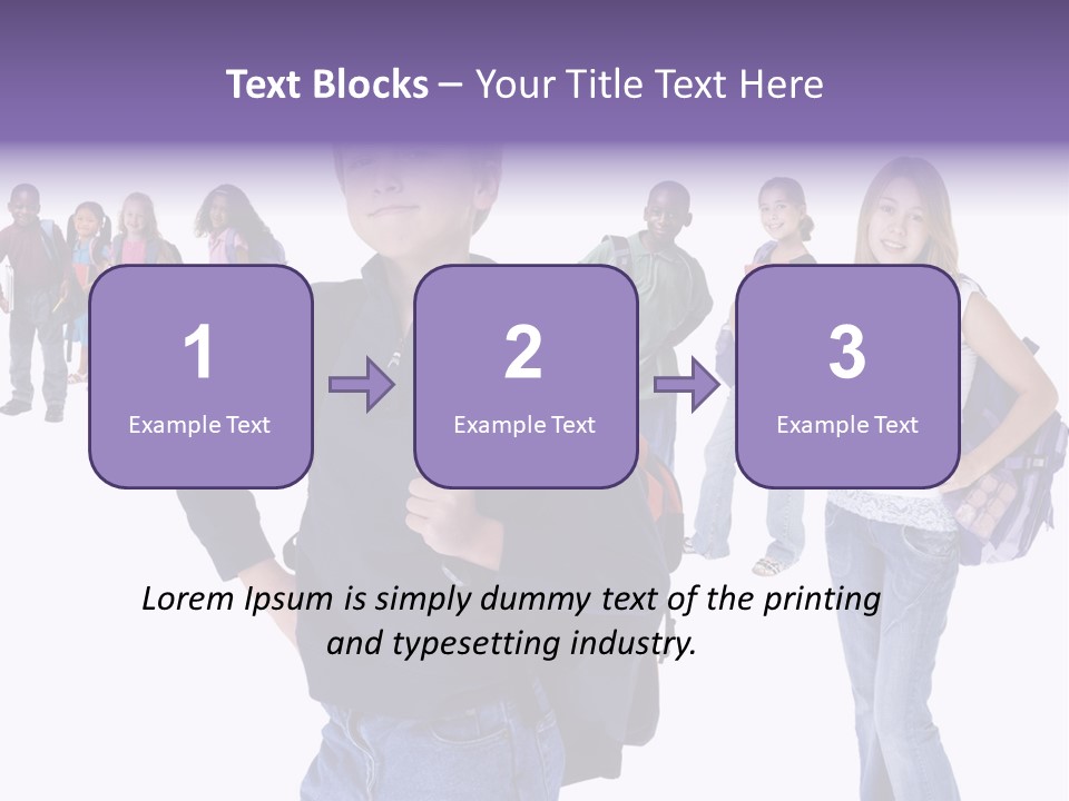 Cute Innocents Pretty PowerPoint Template