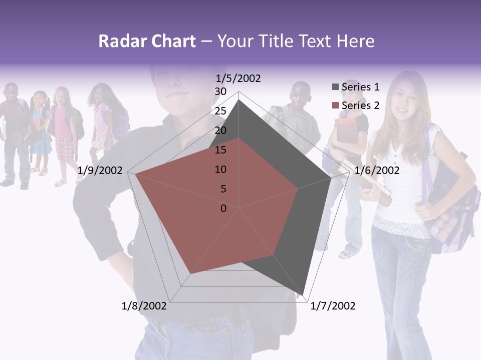 Cute Innocents Pretty PowerPoint Template