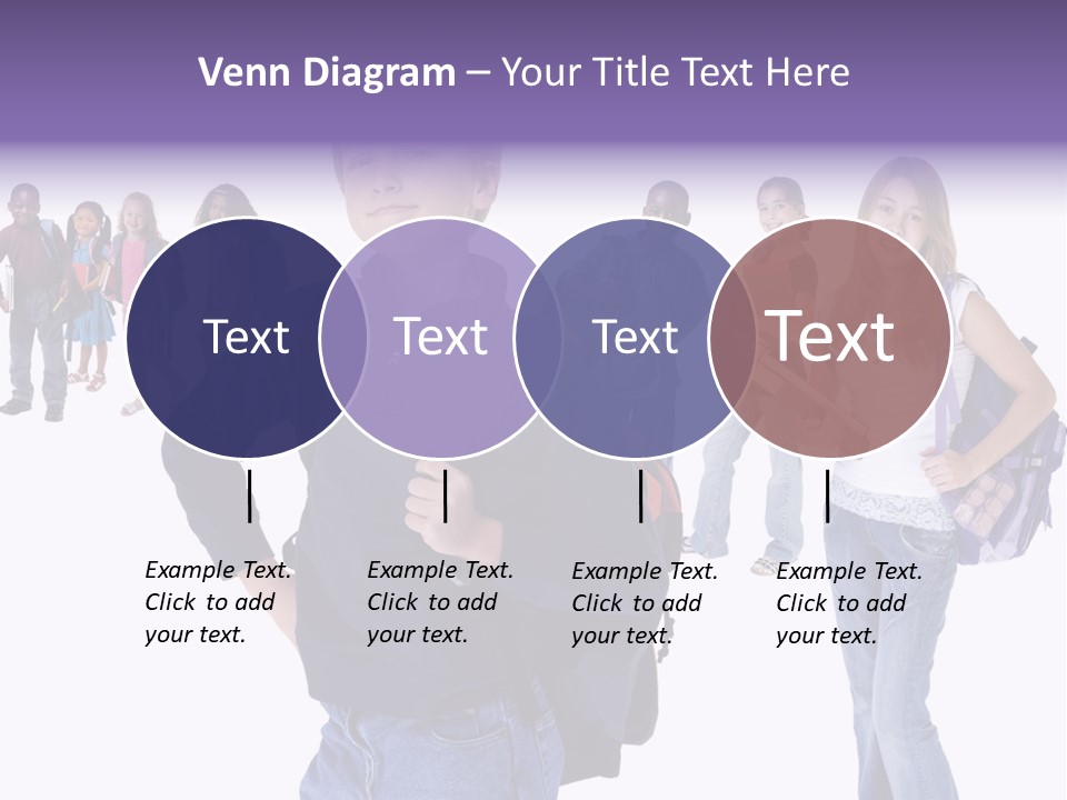 Cute Innocents Pretty PowerPoint Template