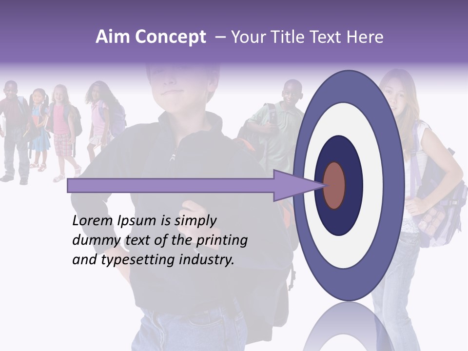 Cute Innocents Pretty PowerPoint Template