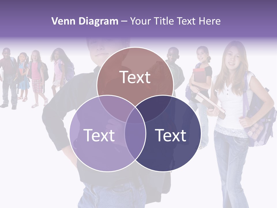 Cute Innocents Pretty PowerPoint Template