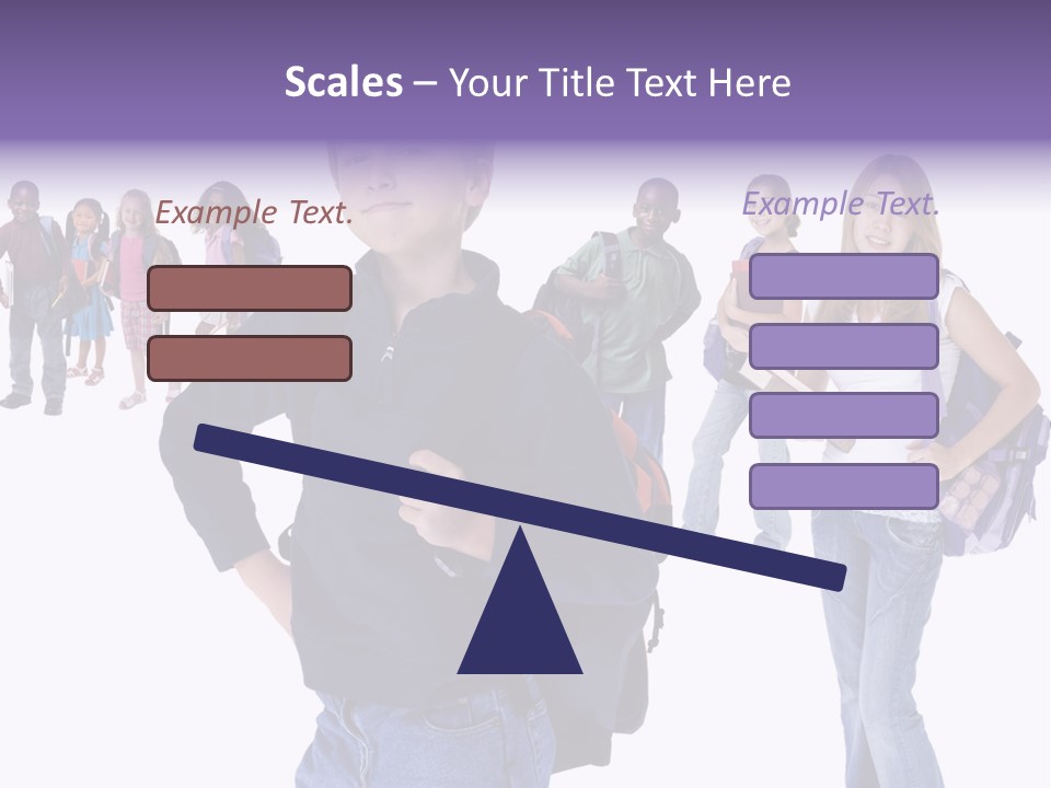 Cute Innocents Pretty PowerPoint Template