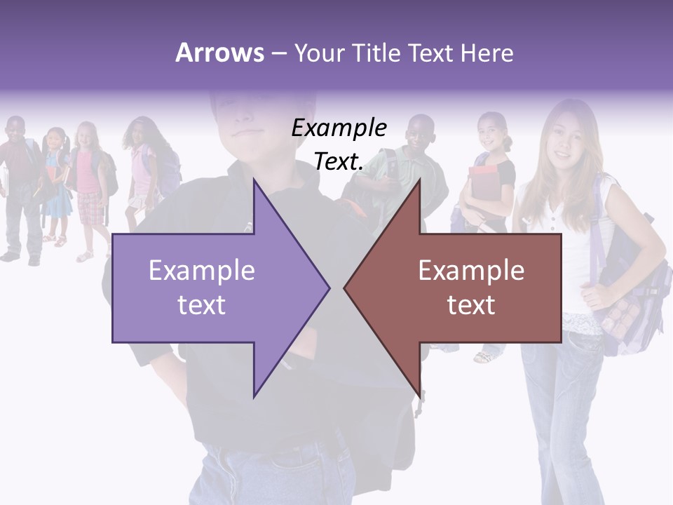 Cute Innocents Pretty PowerPoint Template