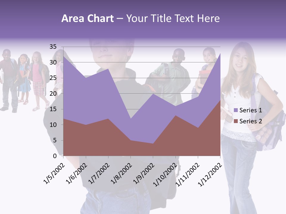 Cute Innocents Pretty PowerPoint Template