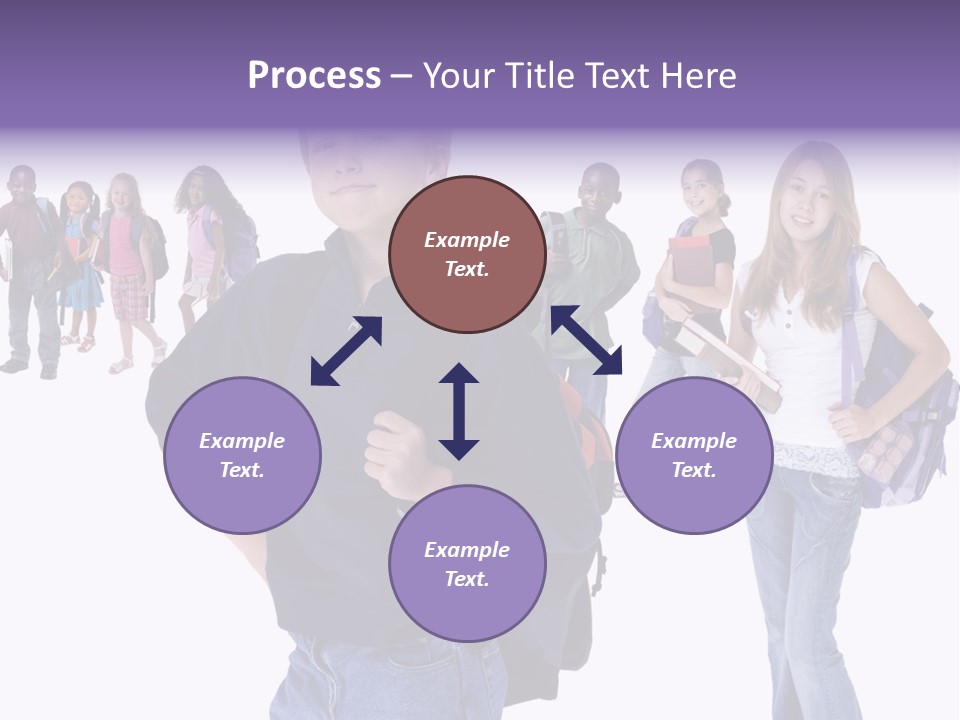 Cute Innocents Pretty PowerPoint Template