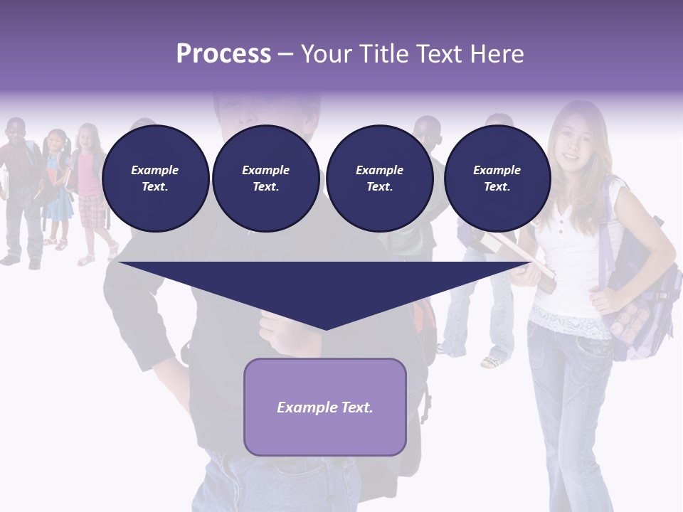 Cute Innocents Pretty PowerPoint Template