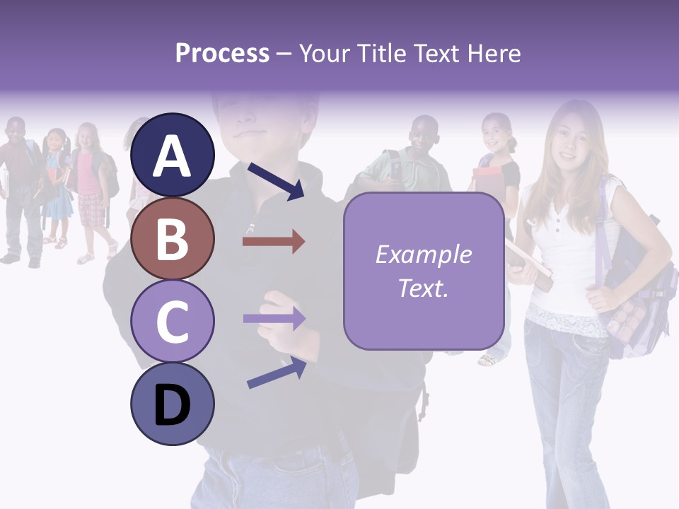 Cute Innocents Pretty PowerPoint Template