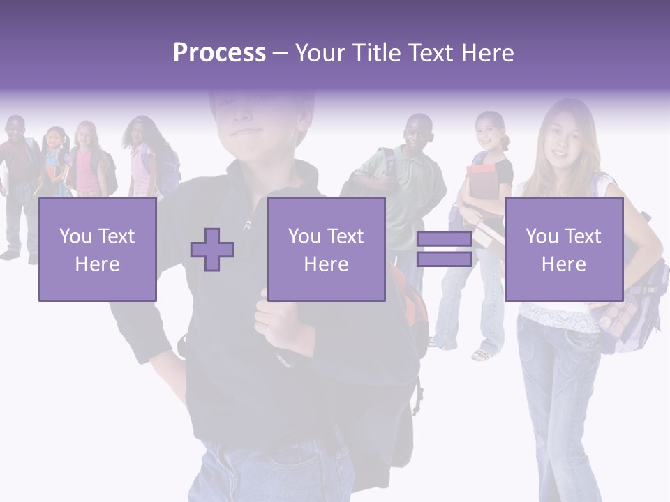 Cute Innocents Pretty PowerPoint Template