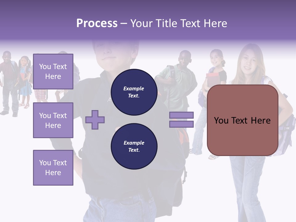 Cute Innocents Pretty PowerPoint Template