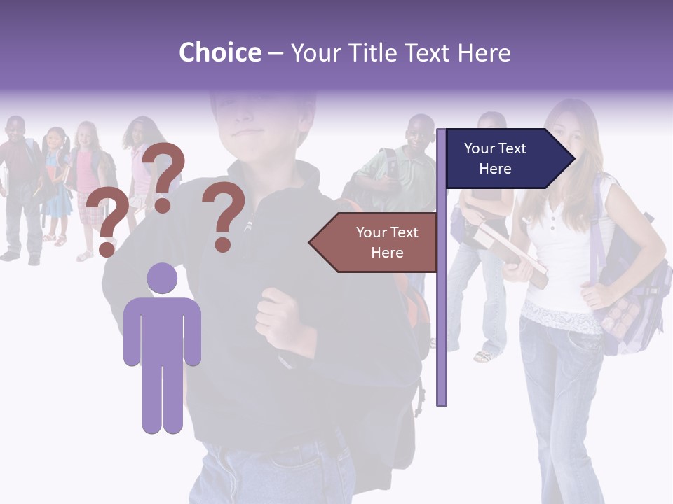 Cute Innocents Pretty PowerPoint Template