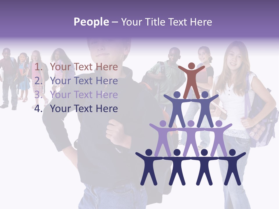 Cute Innocents Pretty PowerPoint Template