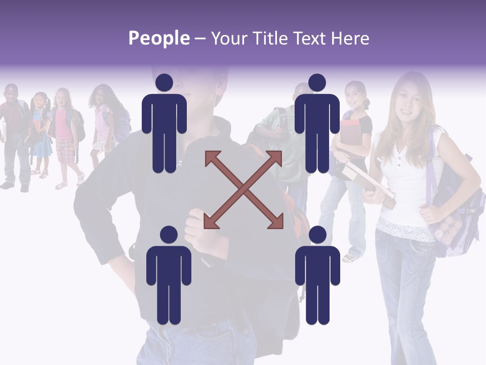 Cute Innocents Pretty PowerPoint Template