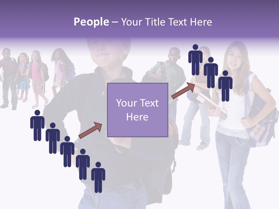 Cute Innocents Pretty PowerPoint Template