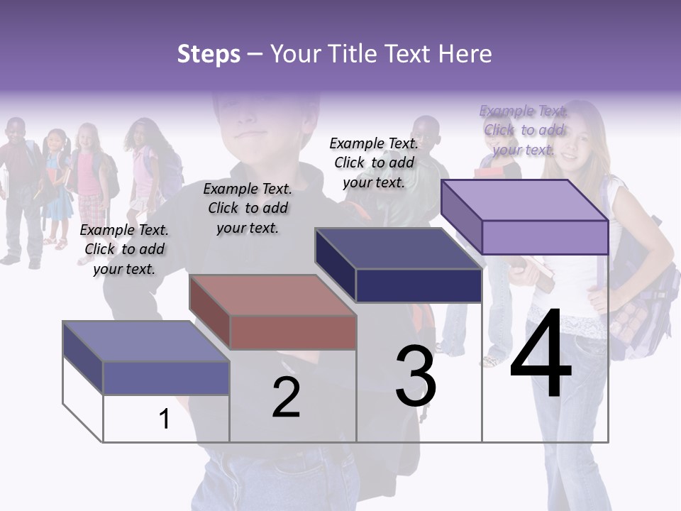 Cute Innocents Pretty PowerPoint Template