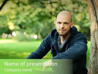 Park Leisure Stubble PowerPoint Template