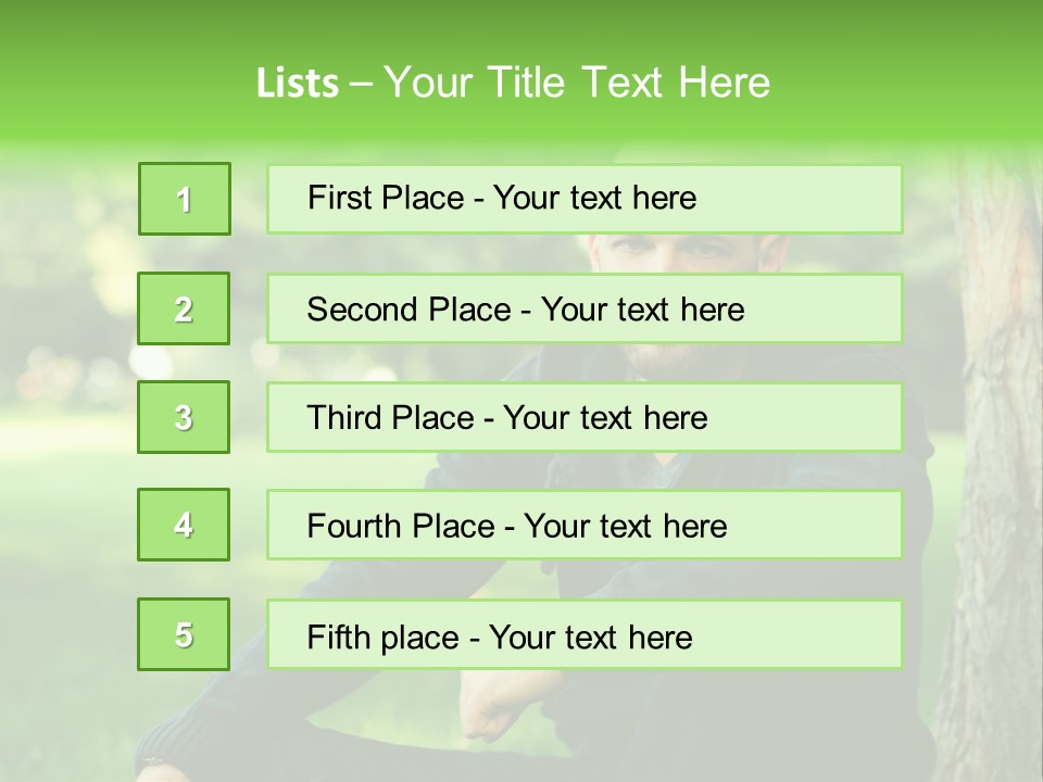 Park Leisure Stubble PowerPoint Template