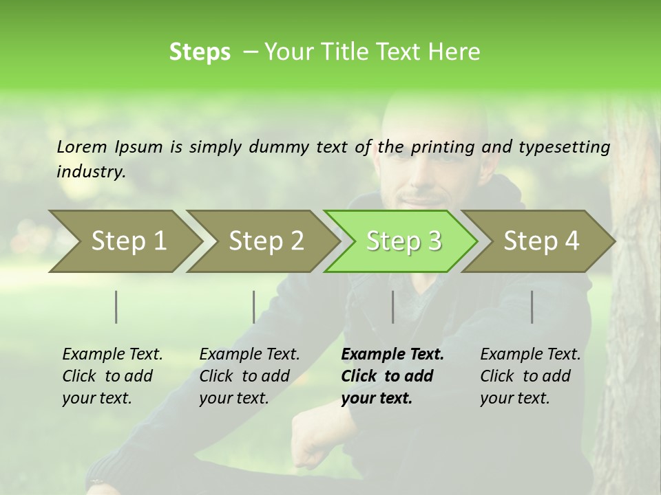 Park Leisure Stubble PowerPoint Template