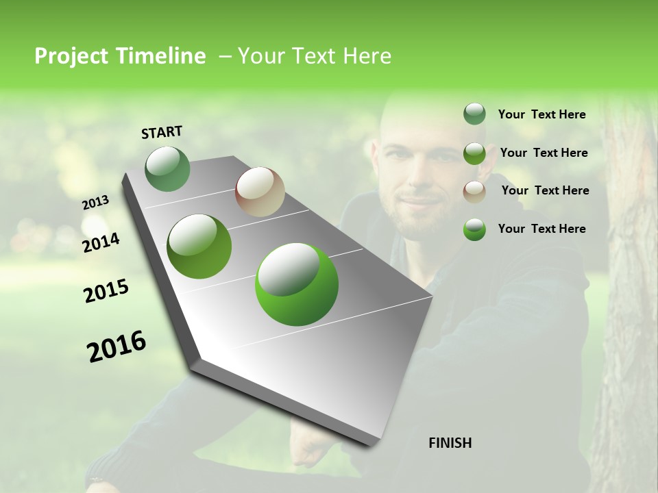 Park Leisure Stubble PowerPoint Template