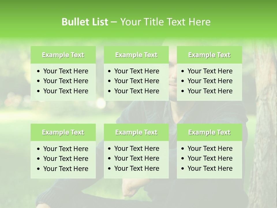 Park Leisure Stubble PowerPoint Template