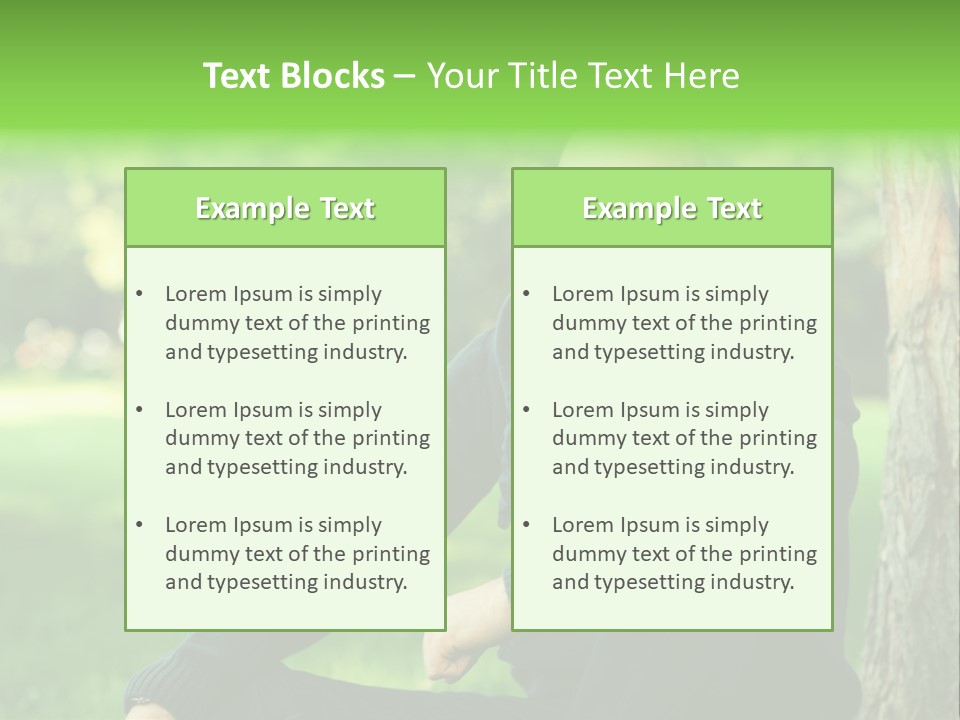 Park Leisure Stubble PowerPoint Template
