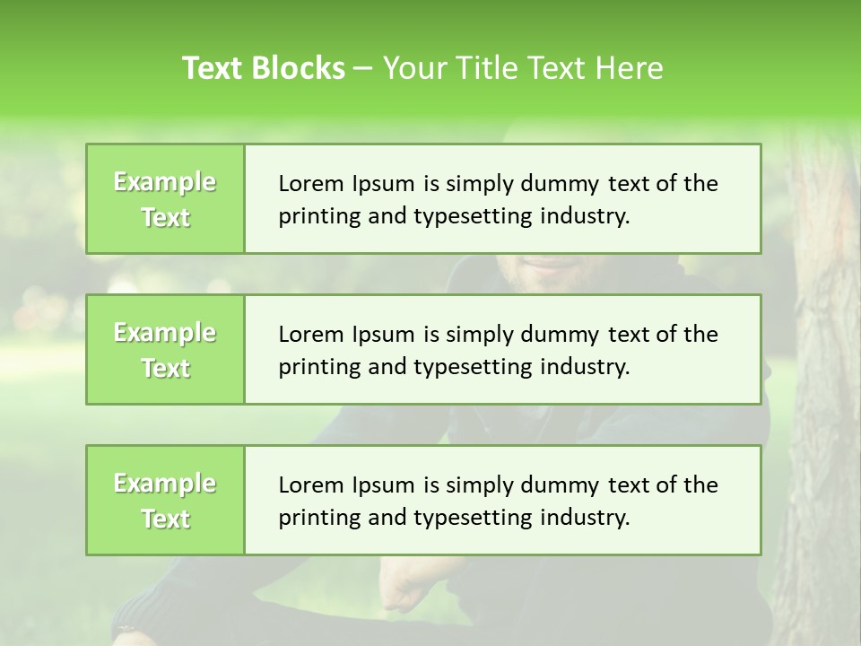 Park Leisure Stubble PowerPoint Template