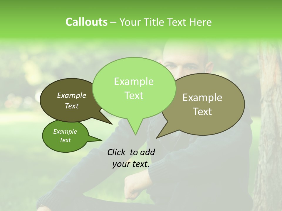 Park Leisure Stubble PowerPoint Template