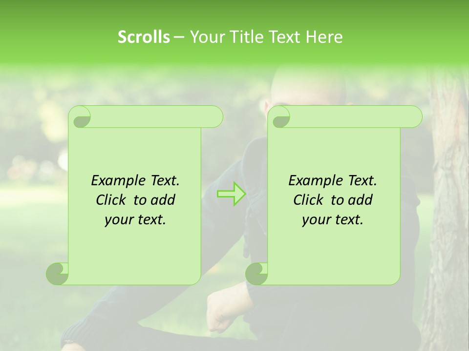 Park Leisure Stubble PowerPoint Template