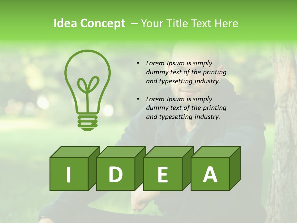 Park Leisure Stubble PowerPoint Template