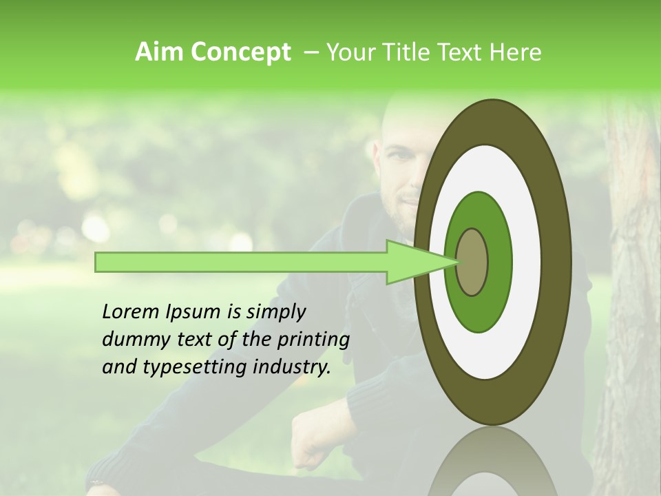 Park Leisure Stubble PowerPoint Template