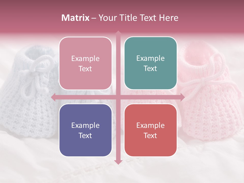 Infant Boy Crocheted PowerPoint Template