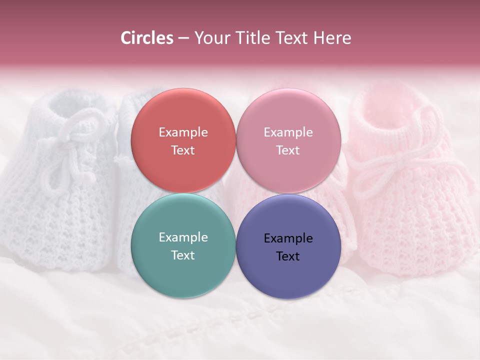 Infant Boy Crocheted PowerPoint Template