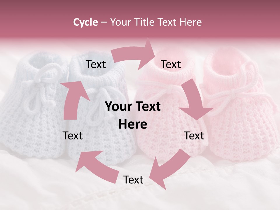 Infant Boy Crocheted PowerPoint Template