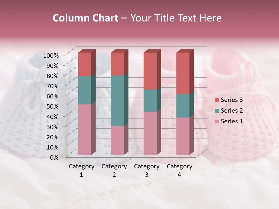 Infant Boy Crocheted PowerPoint Template