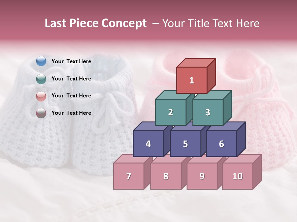 Infant Boy Crocheted PowerPoint Template