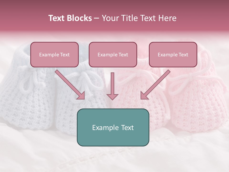 Infant Boy Crocheted PowerPoint Template