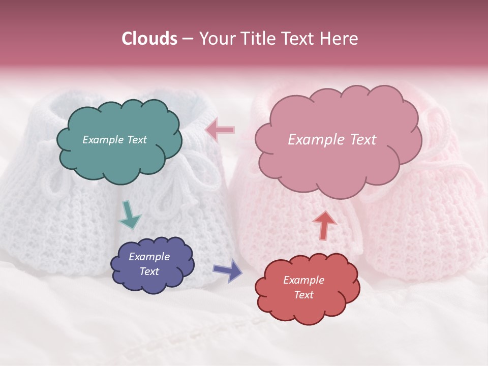 Infant Boy Crocheted PowerPoint Template